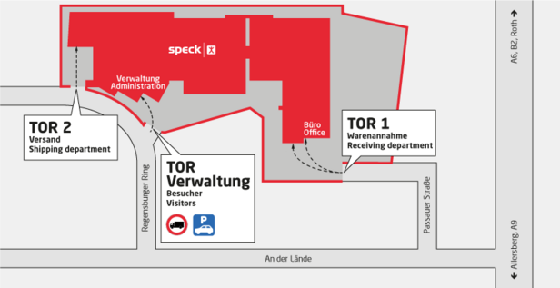 Your route to Circutec in Roth
